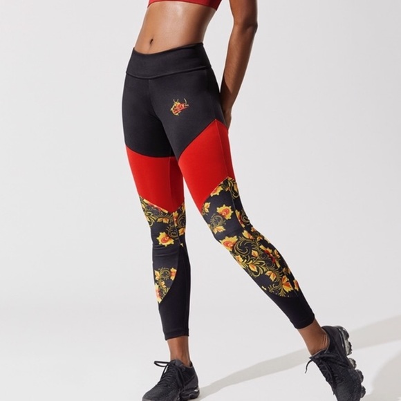 nike floral tights